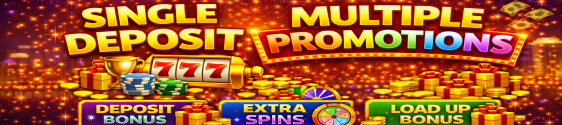 Single deposit, multiple promotions