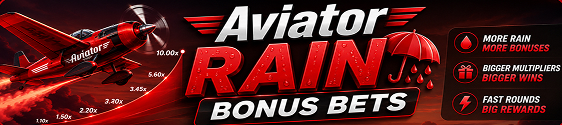 Aviator Rain Bonus Bets